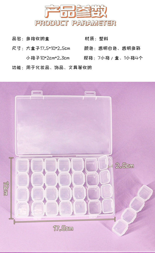 Mandotos International anti-oxidation multi-compartment jewelry storage box with organized sections for jewelry and accessories.