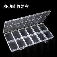 Mandotos International anti-oxidation multi-compartment jewelry storage box with organized sections for rings, necklaces, and earrings.