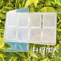 Mandotos International anti-oxidation multi-compartment jewelry storage box with secure sections for organizing necklaces and rings.