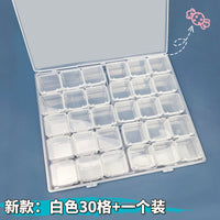 Mandotos International anti-oxidation multi-compartment jewelry storage box with multiple sections for organizing necklaces, rings, and earrings.