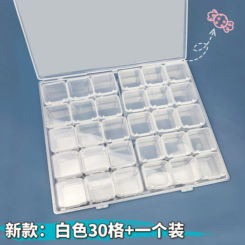 Mandotos International anti-oxidation multi-compartment jewelry storage box with multiple sections for organizing necklaces, rings, and earrings.