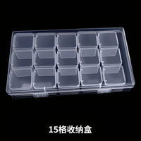 Mandotos International anti-oxidation multi-compartment jewelry storage box with organized sections for necklaces, rings, and earrings.