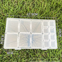 Mandotos International anti-oxidation multi-compartment jewelry storage box with organized sections and protective lining.