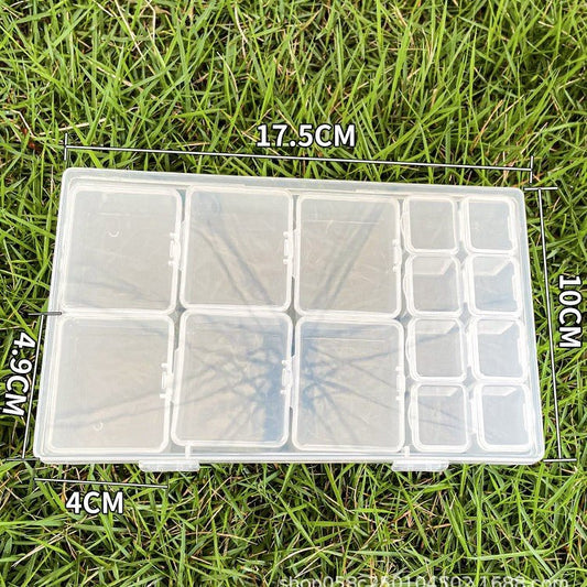 Mandotos International anti-oxidation multi-compartment jewelry storage box with organized sections and protective lining.