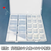 Mandotos International anti-oxidation multi-compartment jewelry storage box with organized compartments for jewelry.