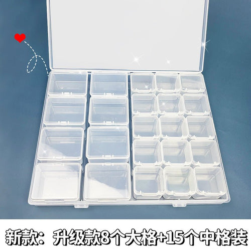 Mandotos International anti-oxidation multi-compartment jewelry storage box with organized compartments for jewelry.