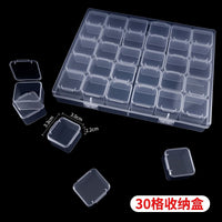 Mandotos International anti-oxidation multi-compartment jewelry storage box with organized sections for jewelry storage.