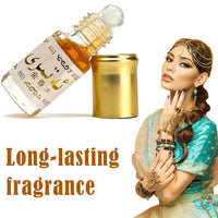 Mandotos International Arabian Gold perfume roll-on for unisex, featuring a long-lasting scent in a sleek bottle.
