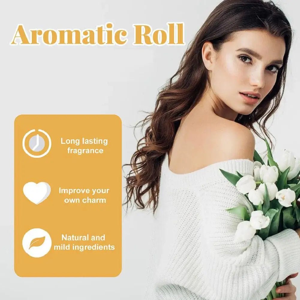 Mandotos International Arabian Gold perfume roll-on for unisex, featuring a long-lasting, luxurious scent in a sleek bottle