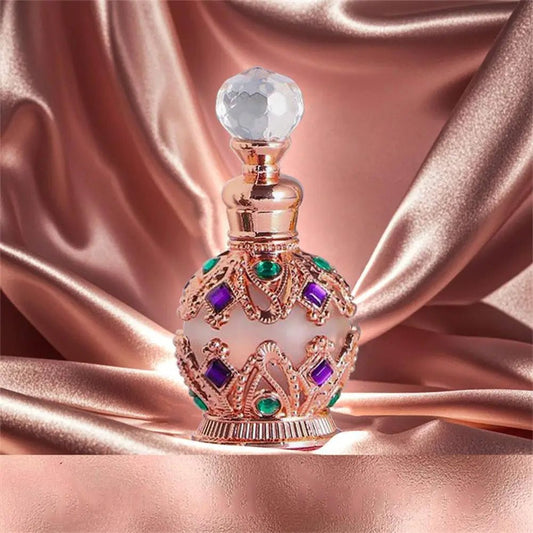 Mandotos International Arabian Rose and Jasmine Pheromone Perfume for Women in a elegant perfume bottle.