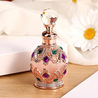 Mandotos International Arabian Rose & Jasmine Pheromone Perfume for Women in a glass bottle with floral accents