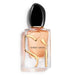 Armani Sì Eau de Parfum for women in 1.6oz, featuring blackcurrant and rose notes, displayed in a sleek perfume bottle.