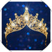 Elegant Baroque rhinestone bridal tiara by MANDOTOS INTERNATIONAL with intricate detailing and sparkling stones for wedding elegance.