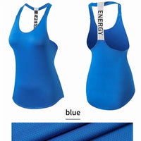Black sleeveless yoga top for women by MANDOTOS INTERNATIONAL, backless fitness shirt showing a fitted athletic style.