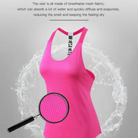 Black sleeveless yoga top for women by Mandotos International, backless fitness shirt with a comfortable fit and breathable fabric.