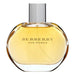 Mandotos International Burberry Classic Femme Perfume 3.3 oz bottle with elegant packaging and floral accents.