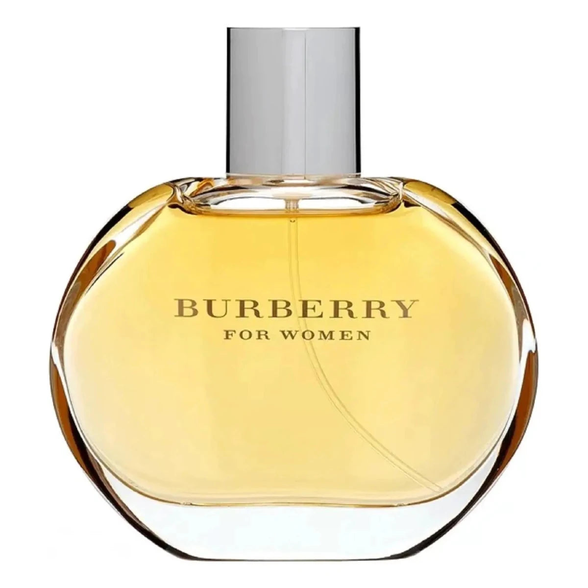 Mandotos International Burberry Classic Femme perfume bottle, 3.3 oz, elegant glass design with gold accents