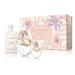 Bulgari Omnia Crystalline Essence perfume set for women, includes fragrance bottles and packaging, elegant and sophisticated design