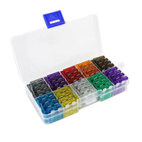 Mandotos International 100-piece car protection fuse kit with assorted fuses for vehicle electrical safety and repair.