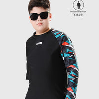 Mandotos International boys' swim trunks for kids, two-piece youth swimwear, new 2026 model, suitable for older children and hot springs.