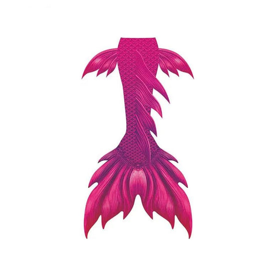 Shiny mermaid tails swimsuit by Mandotos International featuring a vibrant, shimmering mermaid skin design for swimming and cosplay.