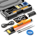 Mandotos International compact digital soldering iron with digital temperature control and ergonomic handle.