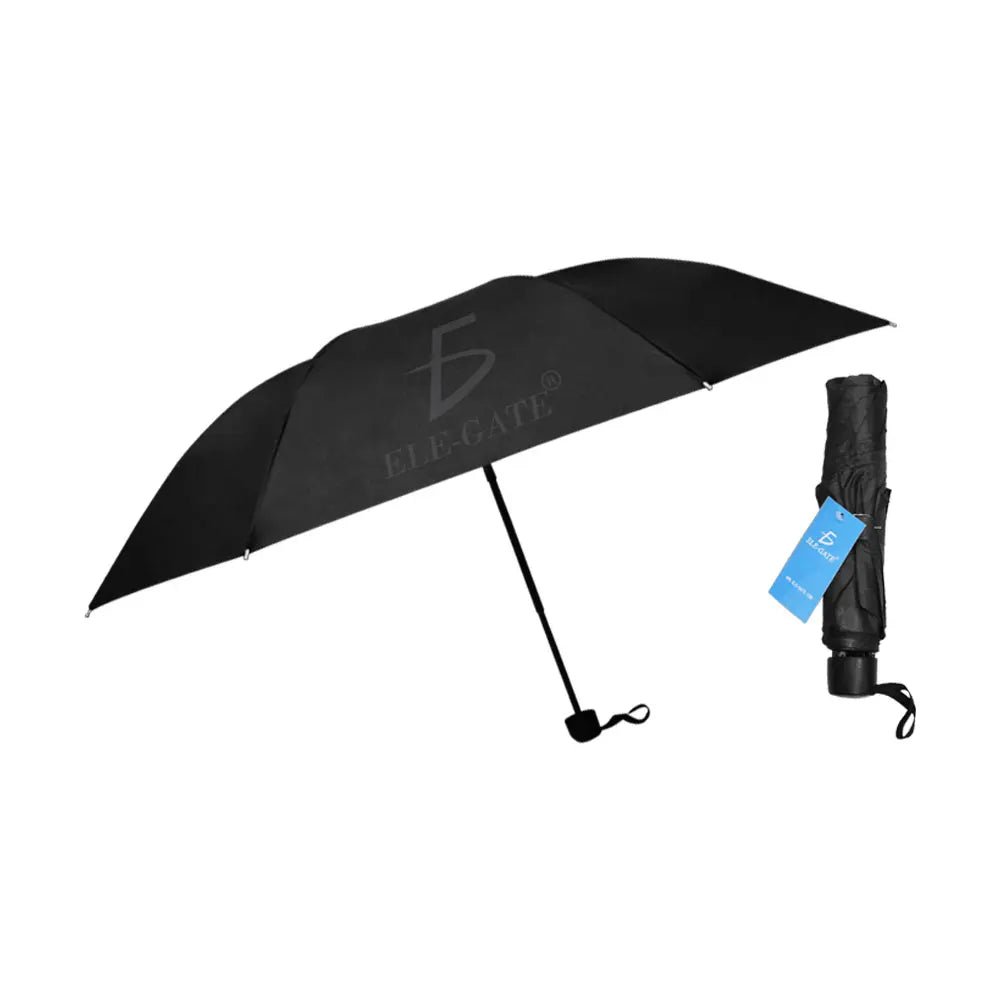 Compact MANDOTOS INTERNATIONAL folding mini umbrella with UV printing, designed for travel and easy portability.