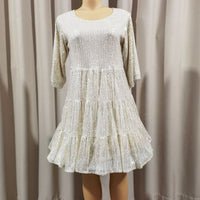 Mandotos International cross-border fashion sequined dress showcasing Europe and US style, featuring a shimmering design and elegant fit.