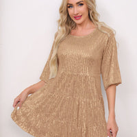Mandotos International cross-border fashion sequined dress showcasing Europe and US style, elegant design with shimmering sequins.