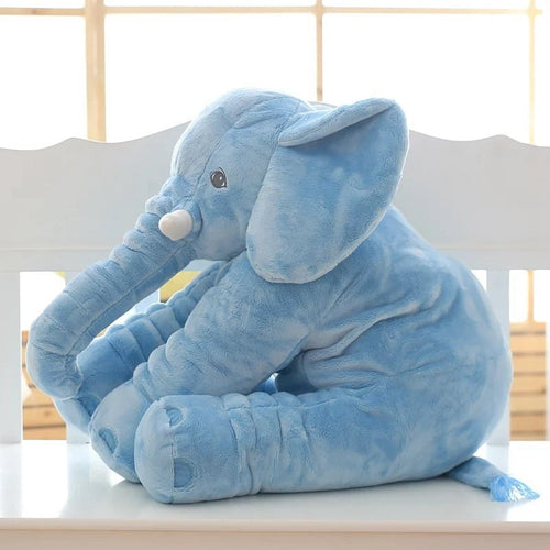 Soft plush Cuddly Elephant Sleep Pal by MANDOTOS INTERNATIONAL, featuring a cute, cuddly elephant toy for children.