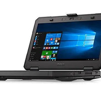 Dell Rugged Latitude 5404 Renewed HD Touch Laptop with durable design and touchscreen display, shown in a professional setting.
