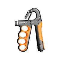 Mandotos International electronic grip enhancer shown with digital controls and textured grip surface for improved handling.