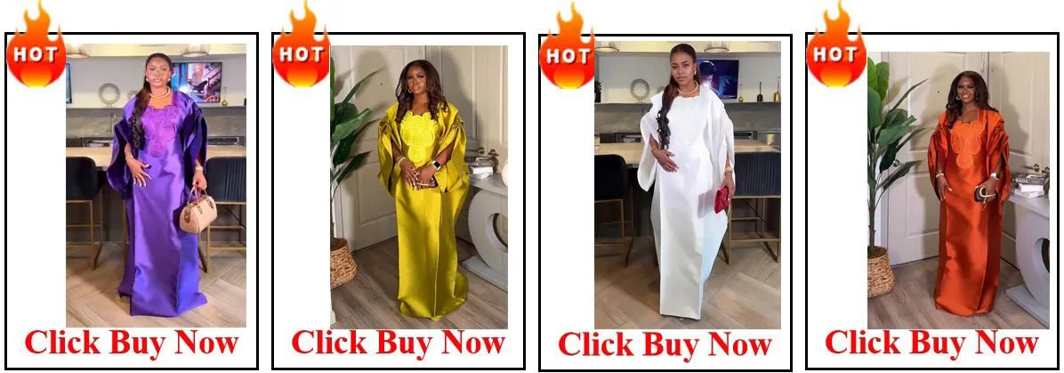 Elegant African V-neck maxi dress by MANDOTOS INTERNATIONAL, suitable for wedding parties, featuring vibrant fabric and flowing design.