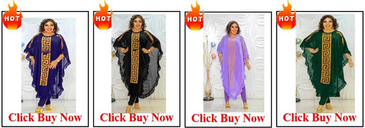 Elegant African V-neck maxi dress by MANDOTOS INTERNATIONAL, flowing fabric, perfect for wedding parties and special occasions.
