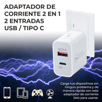 Mandotos International ELEGATE 20W USB-C Turbo Charger with QC3.0 for smartphones and laptops, compact and efficient charging device.