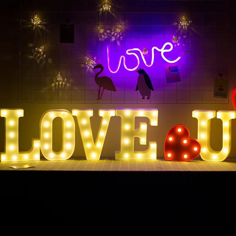 Mandotos International ELEGATE LED 54 N 3D LED letter light spotlight lamp, decorative alphabet Mexico sign.
