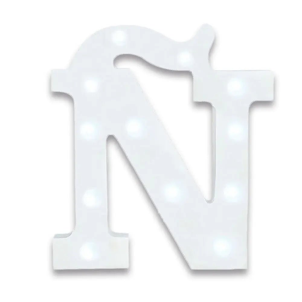 Mandotos International ELEGATE LED 54 N 3D LED letter light spotlight lamp decor alphabet Mexico scene