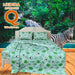 Mandotos International ELEGATE Safari 4-piece cotton sheet set with vibrant animal print for cozy bedroom decor.