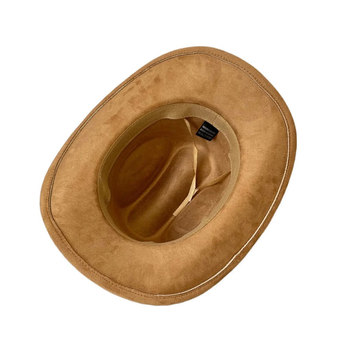 Embellished unisex cowboy hat by MANDOTOS INTERNATIONAL with decorative accents, perfect for stylish outdoor adventures.