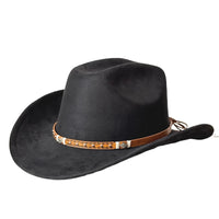 Embellished unisex cowboy hat by MANDOTOS INTERNATIONAL featuring decorative accents, ideal for stylish outdoor adventures.