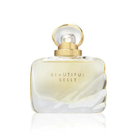 Estée Lauder Beautiful Belle Eau de Parfum spray with lychee, rose petals, and mimosa notes, 1.7 fl oz, for women.