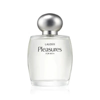Estée Lauder Fresh Essence men's cologne with citrus and sandalwood scent, 3.4 oz bottle displayed in the image.