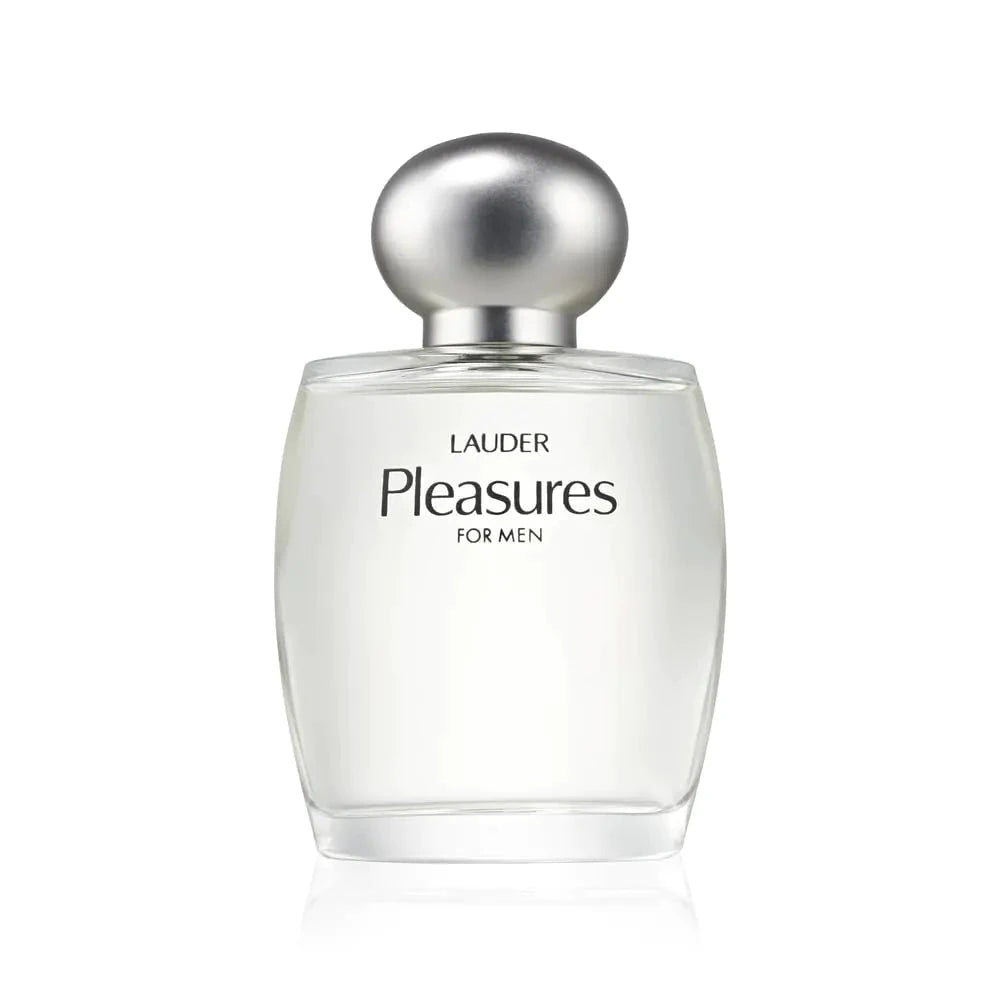 Estée Lauder Fresh Essence men's cologne in 3.4 oz bottle, featuring citrus and sandalwood scent, displayed on a neutral background.