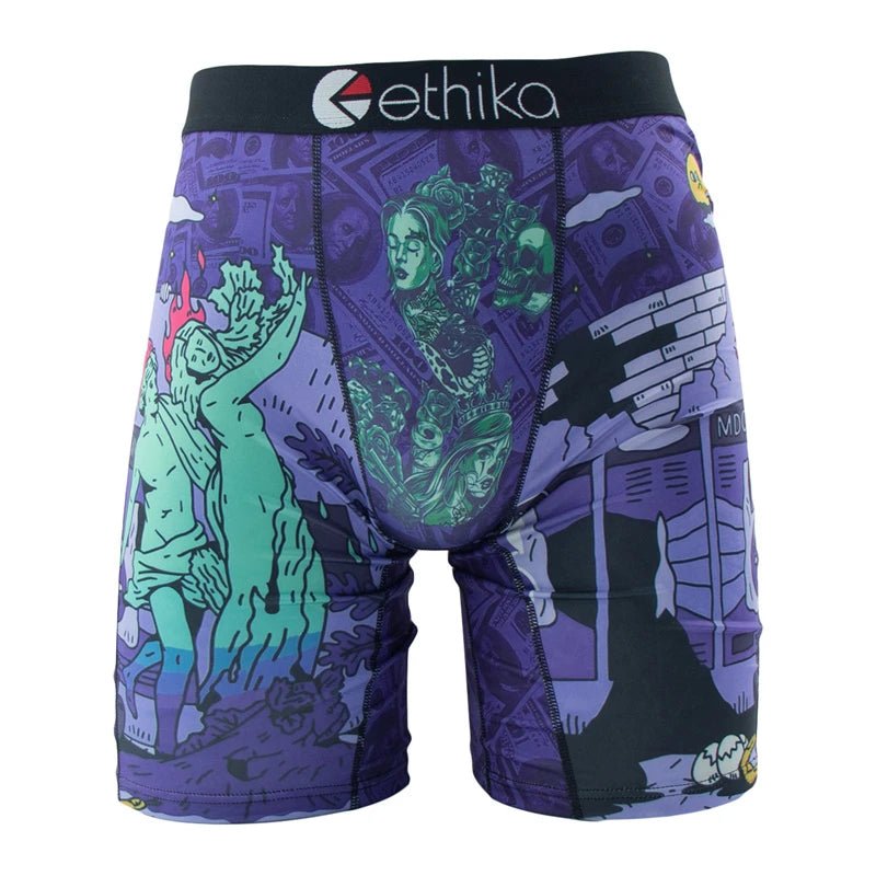Mandotos International ETHIKA men's plus size boxer briefs, S-3XL, comfortable and stylish men's underwear with a sleek fit.
