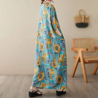 Ethnic Bohemian beach dress for women by MANDOTOS INTERNATIONAL, featuring casual fashion style with colorful patterns and lightweight fabric.