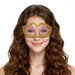 Handcrafted Carnival and social event mask by MANDOTOS INTERNATIONAL, featuring detailed design and vibrant colors.