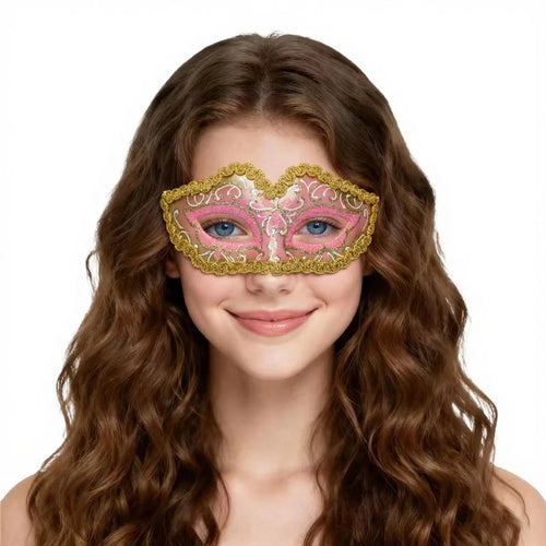 Handcrafted Carnival and social event mask by MANDOTOS INTERNATIONAL, featuring detailed design and vibrant colors.