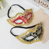 Handcrafted party mask with intricate design by MANDOTOS INTERNATIONAL, perfect for carnival and social events.