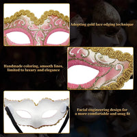 Exquisite handcrafted party mask by MANDOTOS INTERNATIONAL, featuring intricate designs for carnival and social events.
