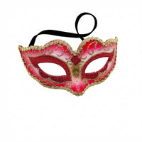 Exquisite handcrafted party mask from MANDOTOS INTERNATIONAL for carnival and social events, decorated with colorful details.